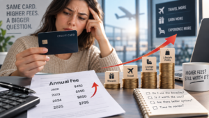 The reason your card’s yearly fee just won’t stop rising